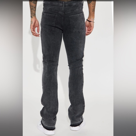 NWT!!! Mens stylish stacked skinny jeans; Sz 42W - Picture 7 of 8